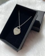 New Silver Heart tag Necklace Photo 0