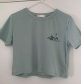 Romwe Cropped Tee Photo 0