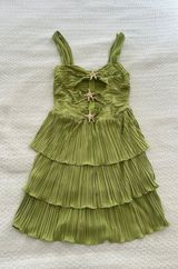 Shein Green Dress Mini Cut-Out Photo 0