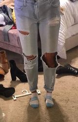 Cello Ripped Boyfriend Jeans  Photo 0