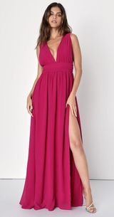 Magenta Maxi Dress Photo 0