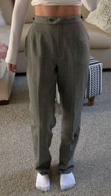 Harvé Benard Grey Trousers Photo 0