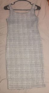 Plaid Dress Gray Photo 0