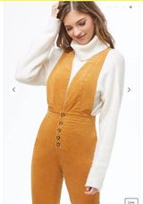 Forever 21 70’s Overall Jumpsuit  Photo 0
