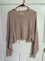 Aeropostale Cropped Sweater Pink Photo 0
