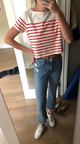 Madewell Boxy Striped Tee Photo 0