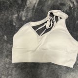 White cross back nvgtn sports bra Photo 0