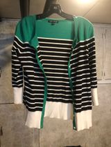 Cable & Gauge Green Sweater Photo 0
