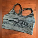 Lululemon Energy Bra LongLine Size 8 B-D Cup Storm Teal Photo 0