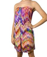 Aryn K . Women’s Dress Strapless Double Back Strapless Dress Multi Color Size S NEW Photo 0