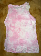 A New Day Women's Tank Top Pink Tie Dye Sleeveless Casual Activewear, XL, NWT Photo 0