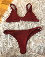 Zaful Burgundy Bikini Photo 0