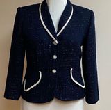 Danny & Nicole  Navy Sparkly Blazer/Jacket Photo 0