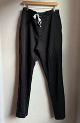 Figs Technical Collection Slim Fit Black Scrub Pants - Size L Photo 0