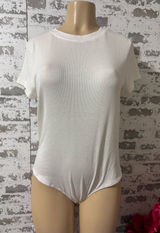a new day White Short Sleeve Bodysuit Photo 0
