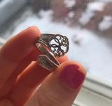 ALEX AND ANI Path Of Life Spoon Ring Photo 0