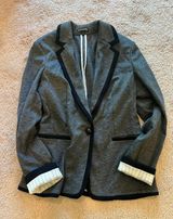 EXPRESS Women’s Size Small Petite Grey Blazer Photo 0