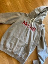 McGill University Hoodie Gray Size M Photo 0