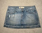 Vintage Y2K Wet Seal Denim Mini Skirt Size Medium Photo 0