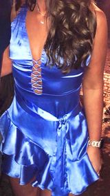 Hello Molly Satin Ruffle Romper Photo 0