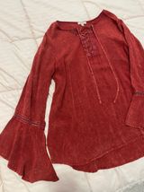 Kori Boutique Bell Sleeve Top Photo 0