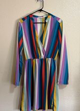 All in Favor Multicolor Striped Top Photo 0