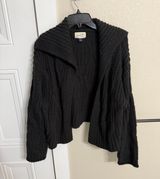 Universal Thread Cozy Black Knit Cardigan Photo 0
