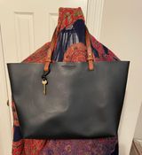 Fossil Cowhide Leather Tote Photo 0