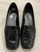 Enzo Angiolini Womens  Black Tassel Flats Loafers Size 5.5 Photo 0