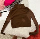 Free People High Neck/ Cropped Shirt Photo 0