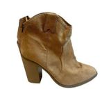 Merona  ankle boots textile upper size 10 tan boots Photo 0
