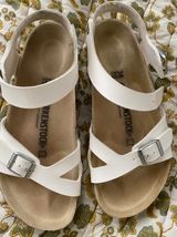 Birkenstock White s Size 38 Photo 0