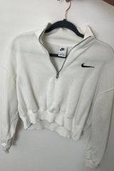 Nike Cropped Zip Up Sweatshirt Photo 0