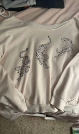 Project Social T Cream UO Crewneck Photo 0