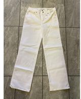 J Crew Jeans Womens 25 White 96 Low Rise Slim Wide Leg Denim Reimagined Pants Photo 0