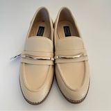 Jones New York Coralin Tan Slip On Faux Leather Loafers Size 8 H Photo 0