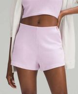 Ribbed Softstreme High-Rise Short 2" - Pink Peony Photo 0