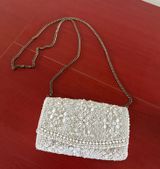Anthropologie Beaded Bag Clutch Photo 0