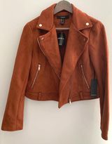 Forever 21 Brown Suede Moro Jacket Photo 0