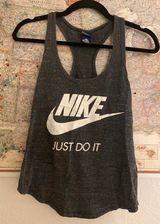 Nike Gray Racer Back Tank Photo 0