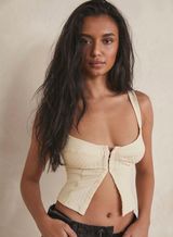 Free People Serenity Corset Cami Photo 0