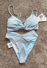 l*space Blue Bikini Set Photo 0