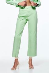 ZARA Green Jeans Photo 0