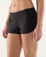 Lululemon Black Run Times Shorts  Photo 0
