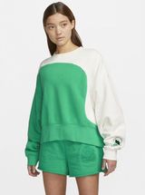 Women's Sportswear Color Clash Fleece Sweatshirt Photo 0