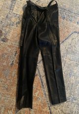 Hugo Boss Black Leather Pants Photo 0
