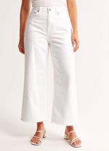 Curve Love High Rise Cropped Wide Leg Jean Photo 0