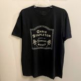 Chris Stapleton Tennessee Whiskey T Shirt Women's XL Black Crew Cotton Tee Photo 0