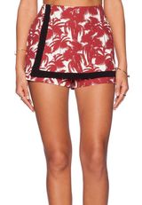 Line & Dot Sunset Palm Wrap Skort  Photo 0