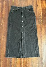 Levi's Levi’s Denim Button Midi Skirt Photo 0